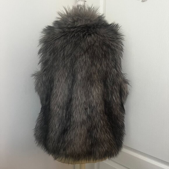 Michael Kors Faux Fur Vest Sz 1X - Picture 2 of 5